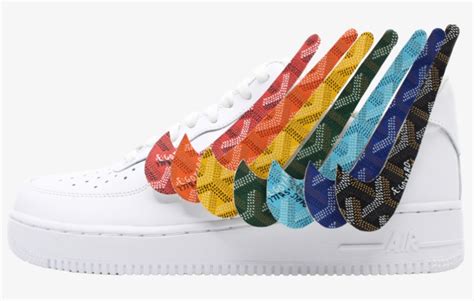 airforce 1 swoosh pack goyard swooshes|nike air force 1 swoosh.